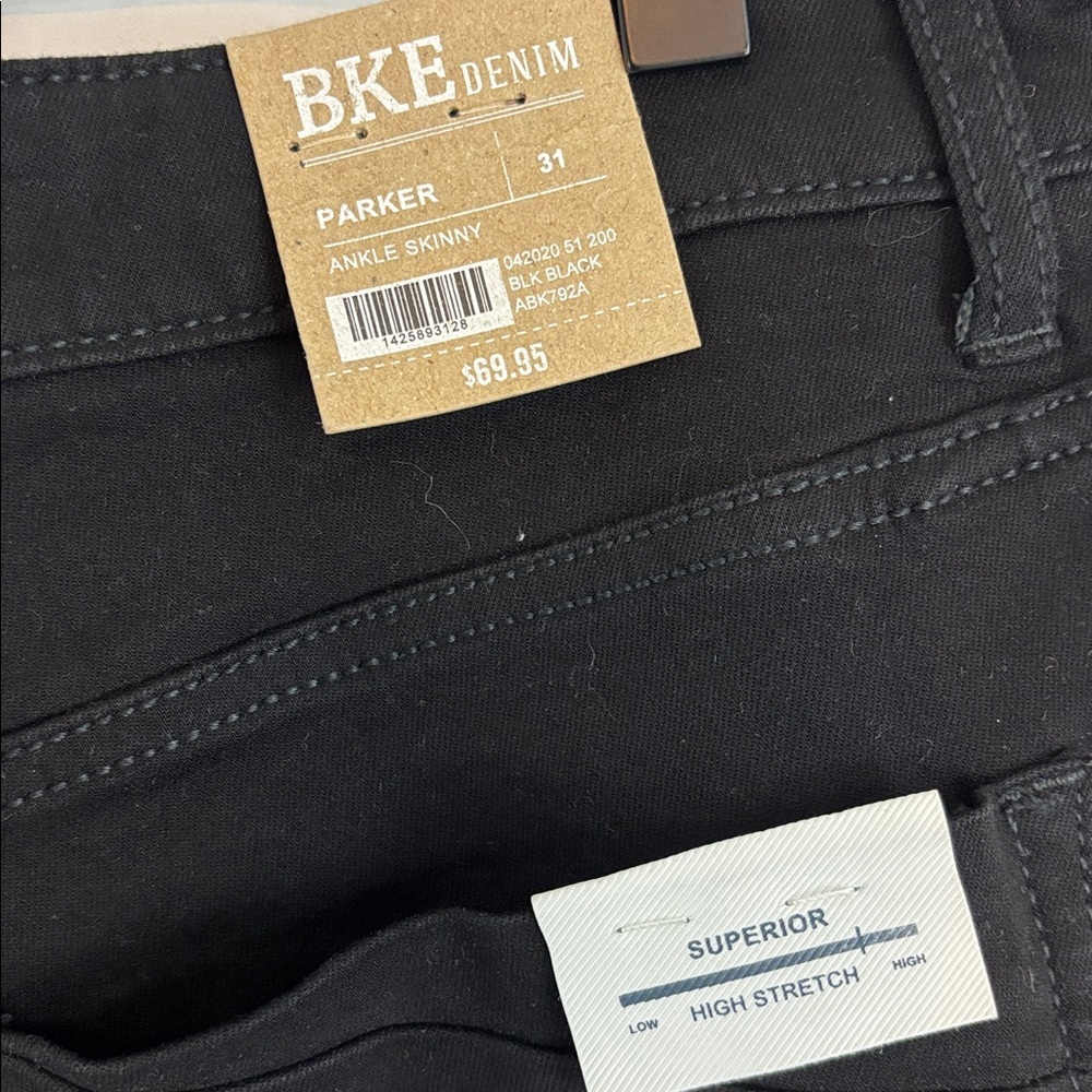 NWT Buckle sz31 Parker High-Rise Black Skinny Ankle Women's Jeans… - Picture 7 of 7
